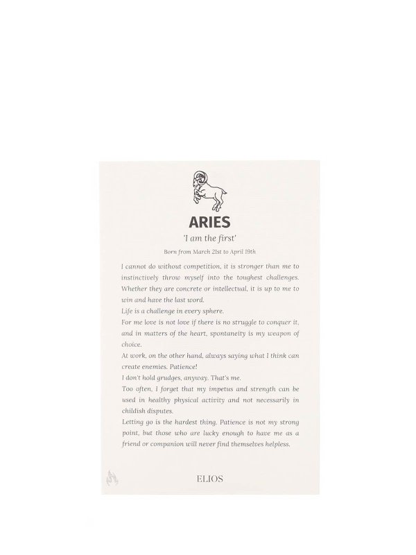 Aries Tie shop online: ELIOS