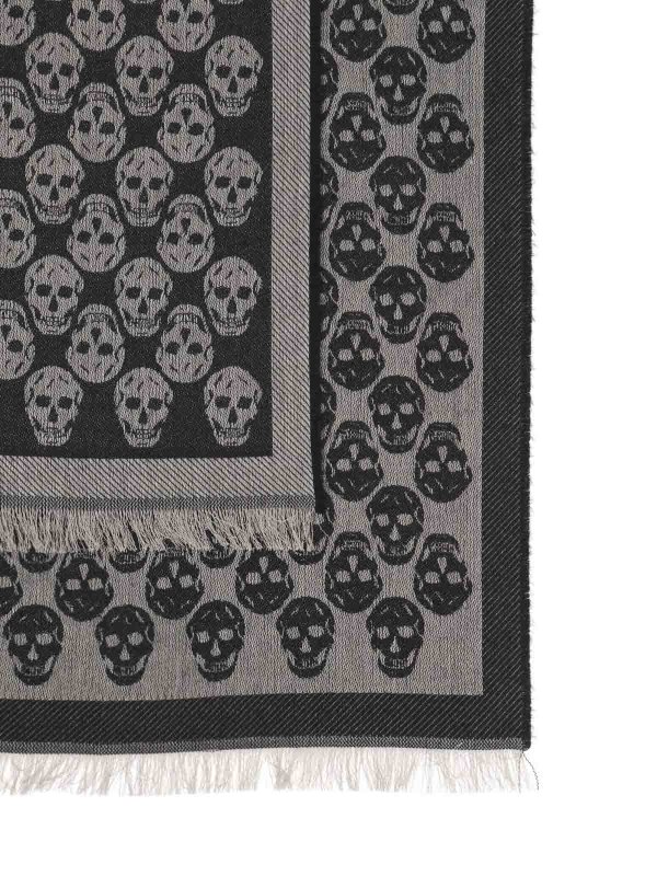ALEXANDER MCQUEEN: scarves online - Scarf Skull Monogram