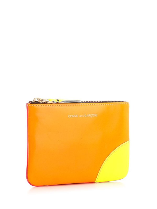 COMME DES GARCONS: portafogli online - Borsa per monete in pelle bicolore