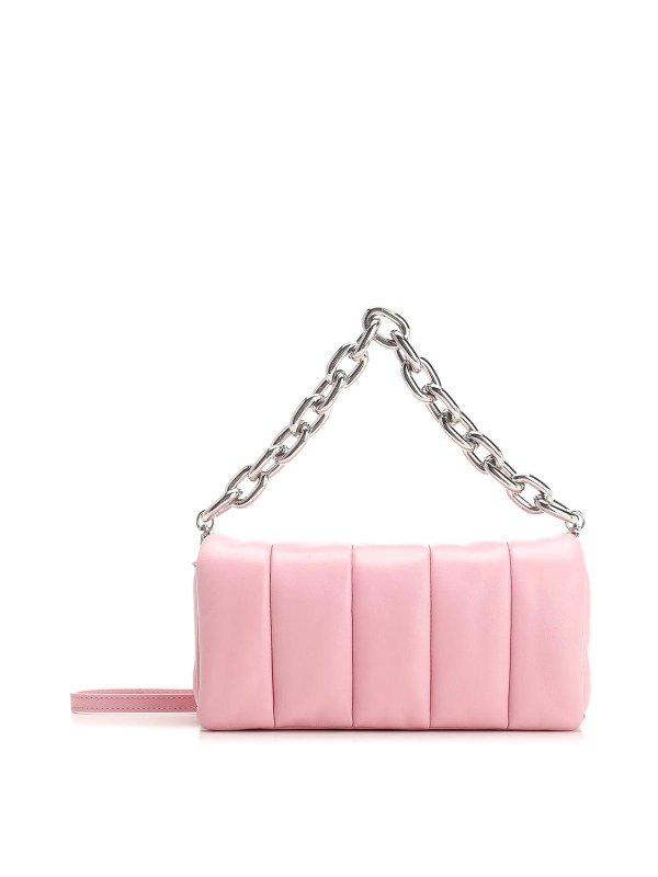 STAND STUDIO: cross body bags - Pink  Panel Bag