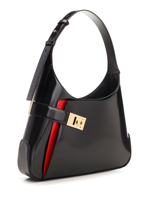 FERRAGAMO: クロスボディバッグ online - クロスボディバッグ - 黒