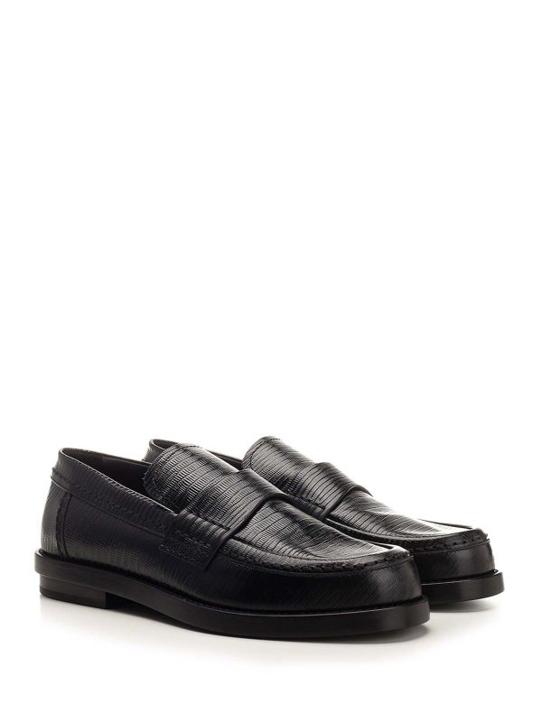 ALEXANDER MCQUEEN: Mocassins & Chaussures bateau online - Mocassins - Noir