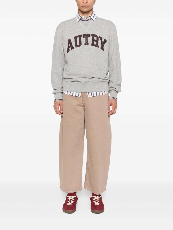 AUTRY buy online Pantaloni della tuta in cotone blu