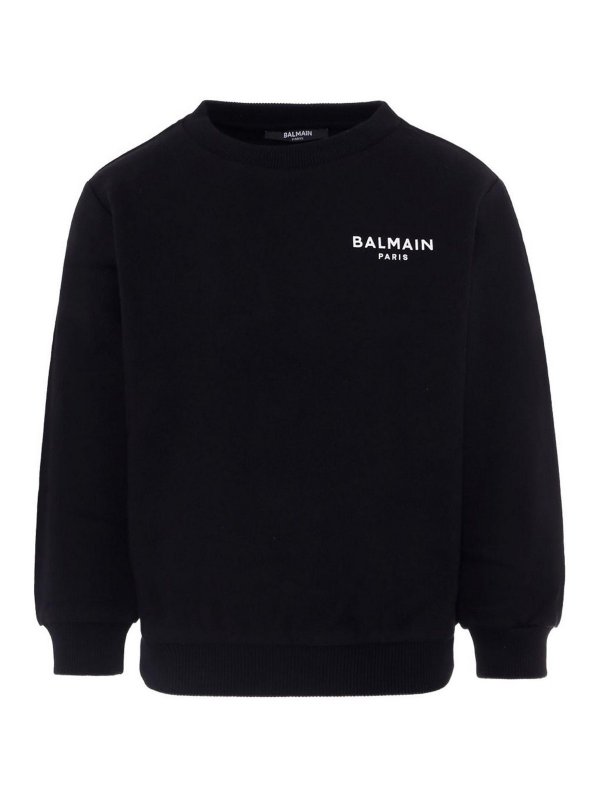Balmain: Sweatshirts und Pullover - Sweatshirt - Weiß