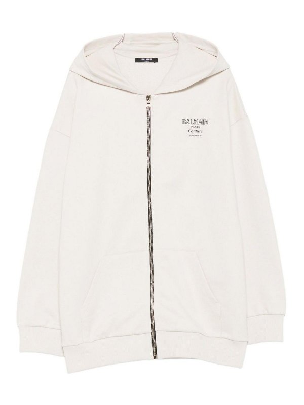 Balmain: Sudaderas y suéteres - Sudadera - Beis Balmain: Sudaderas y suéteres - Sudadera - Beis