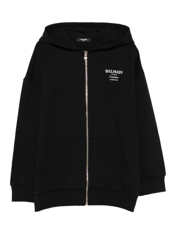 Balmain: Sweatshirts & Pulls - Sweat-Shirts - Blanc