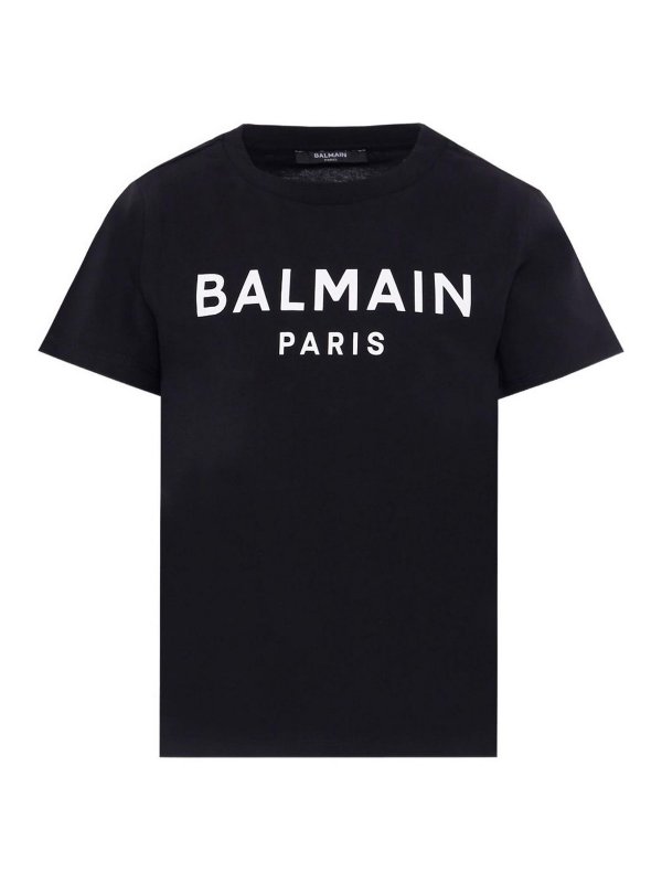 Balmain: T-shirts - T-Shirt - Weiß