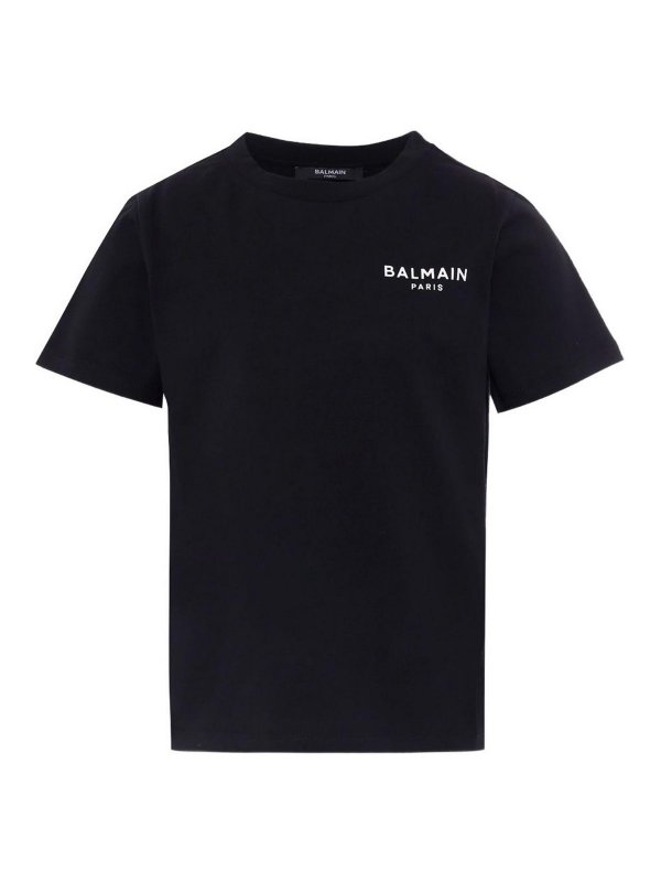 Balmain: T-shirts - T-Shirt - Weiß