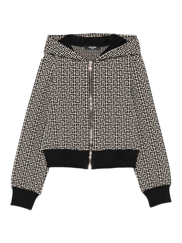 Balmain: スウェット＆セーター - スウェットシャツ/セーター - ベージュ