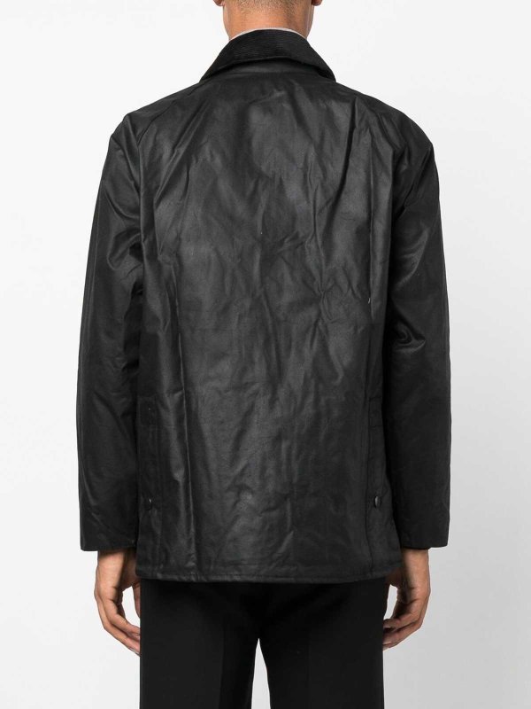 BARBOUR: casual jackets online - Jacket In Black Waxed Cotton