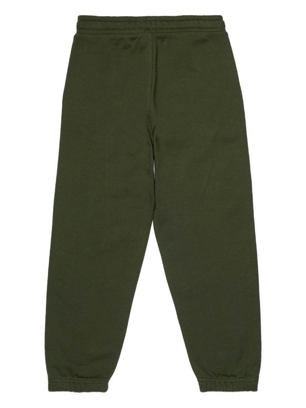 The Best Shops DIESEL: pantaloni sport - Pantaloni della tuta in cotone verde scuro