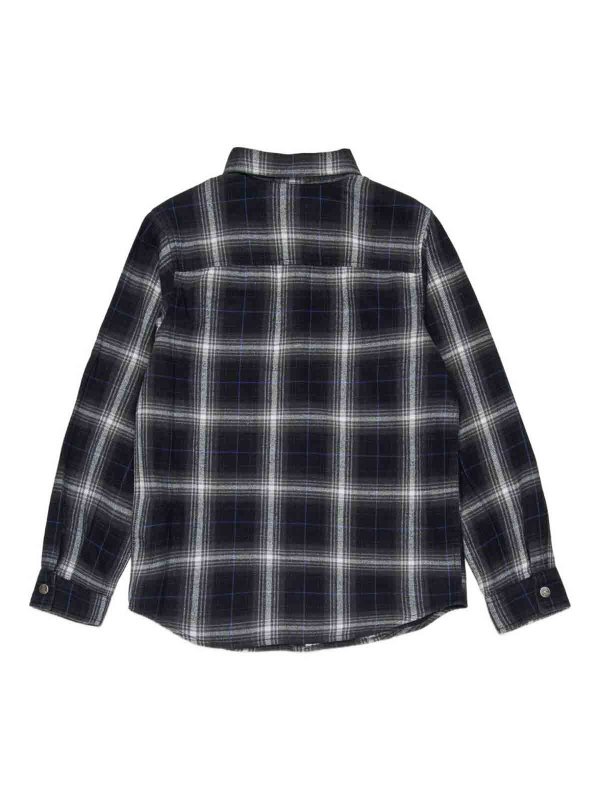 DIESEL: shirts online - Checked Cotton Shirt