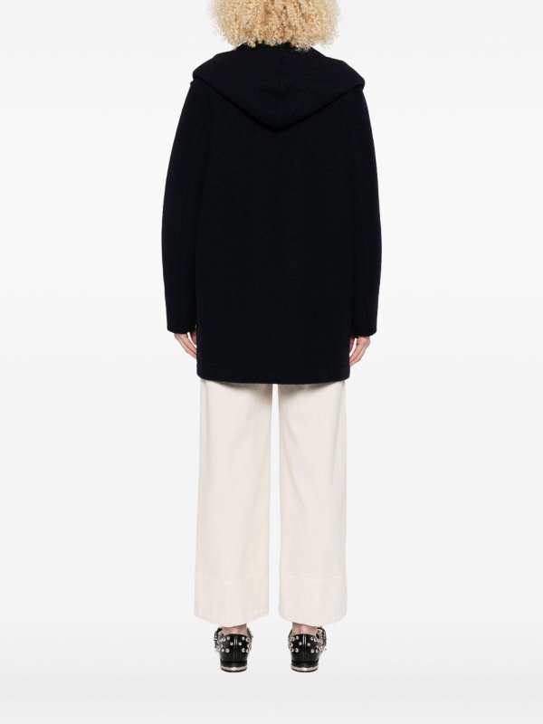 Manteau Court - Bleu shop online: HARRIS WHARF LONDON