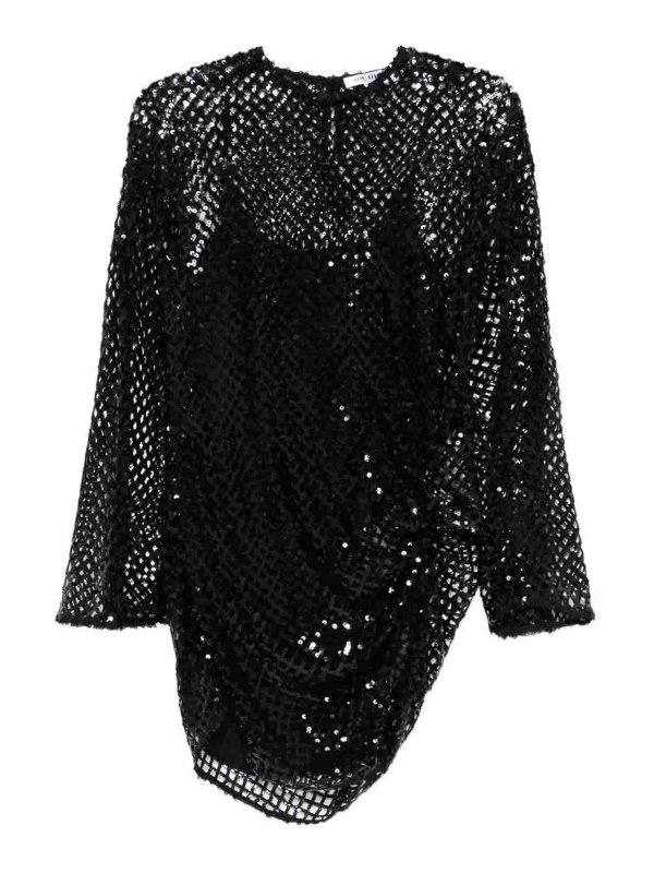 The Attico: short dresses - Short Mesh Dress