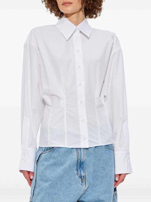 The Best Shops The Attico: shirts - White Cotton Fitted Shirt