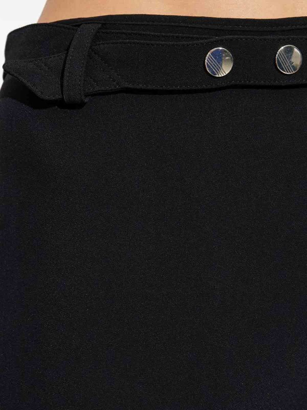 The Best Shops The Attico: Knee length skirts & Midi - Mini Skirt With A Transparent Mesh Panel