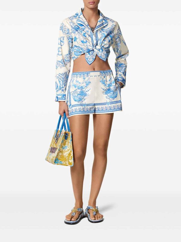 The Best Shops VERSACE: Hosen Shorts - Shorts - Weiß