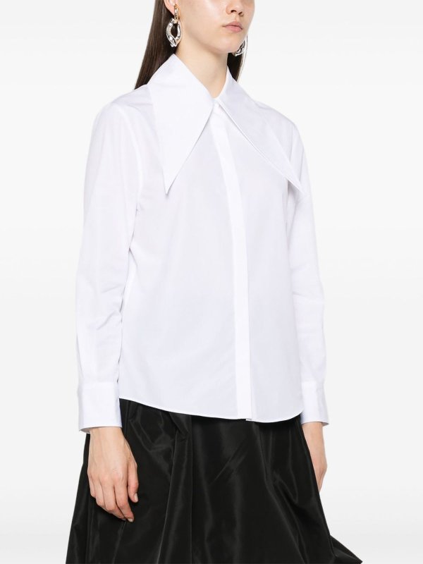 ALEXANDER MCQUEEN buy online Cotton Shirt With Oversized Collar