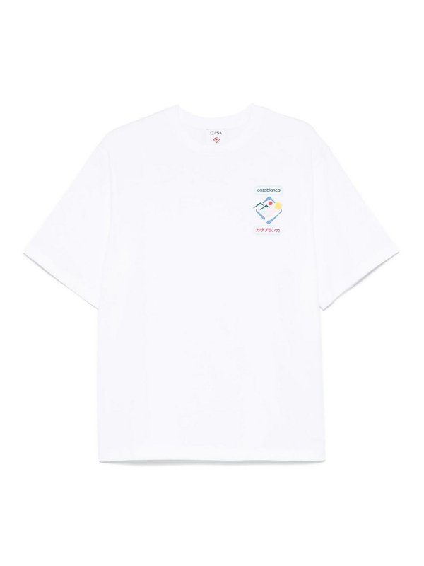 CASABLANCA: T-shirts - T-Shirt - Weiß
