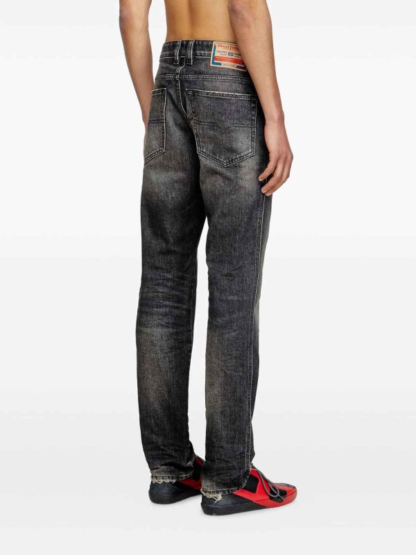 The Best Shops DIESEL: bootcut jeans - Black Cotton Jeans