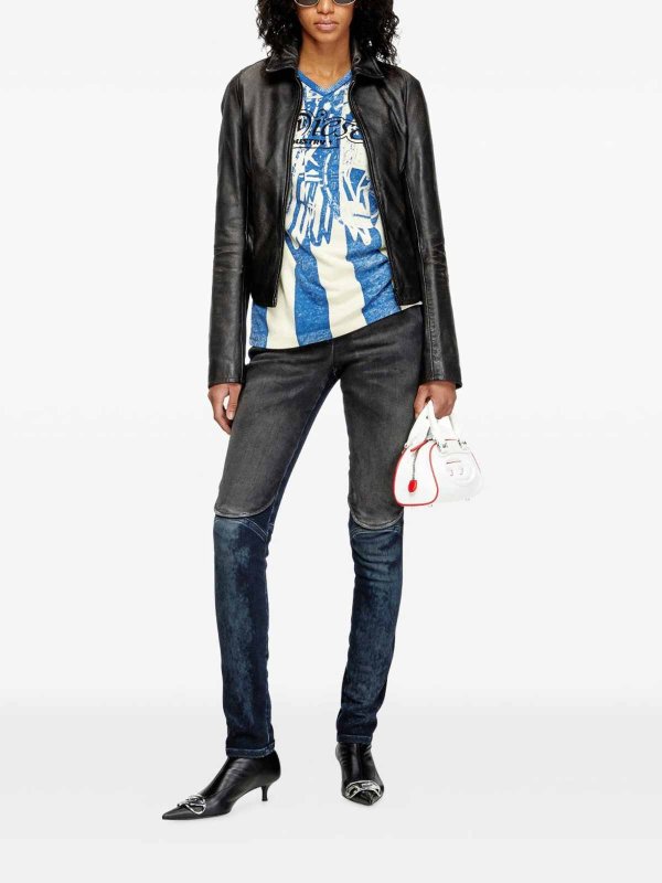DIESEL buy online Black Leather Jacket