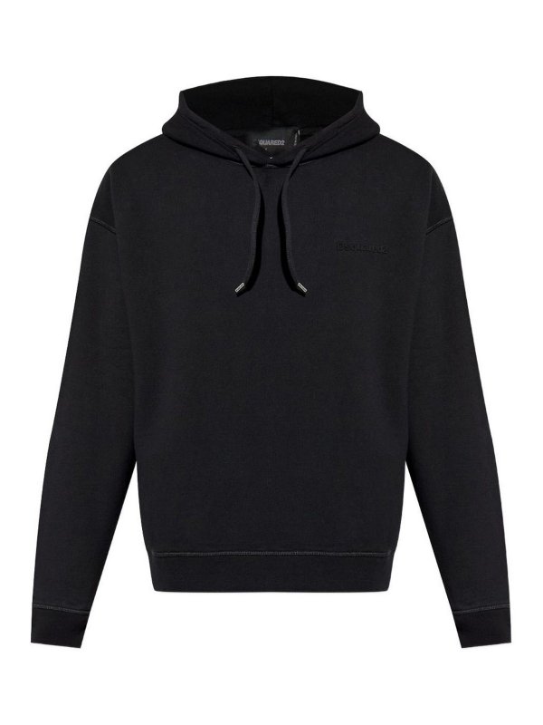 DSQUARED2: Sweatshirts & Pulls - Sweat-Shirts - Noir