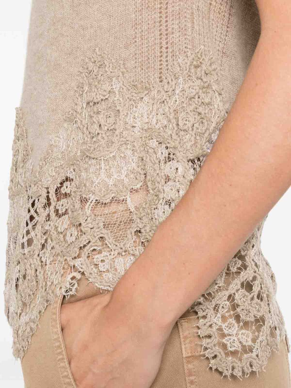 The Best Shops ERMANNO SCERVINO: Tops & Débardeurs - Top - Beige