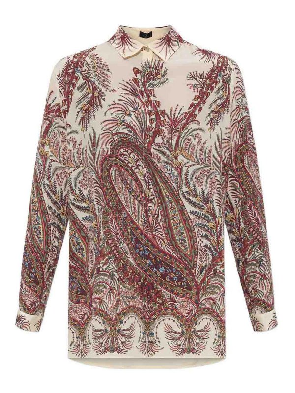 ETRO: shirts - Crepe de Chine Silk Shirt