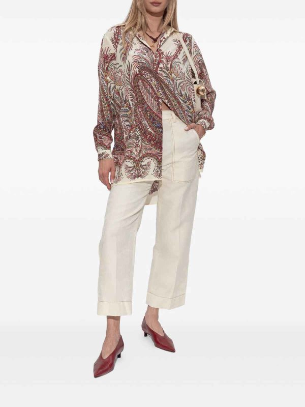 The Best Shops ETRO: shirts - Crepe de Chine Silk Shirt