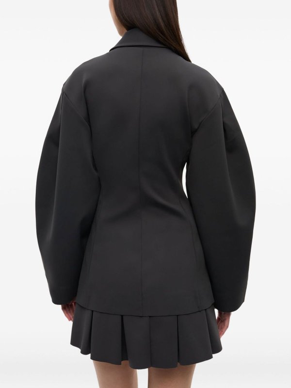 GANNI buy online Structured Black Blazer With Jewel Buttons