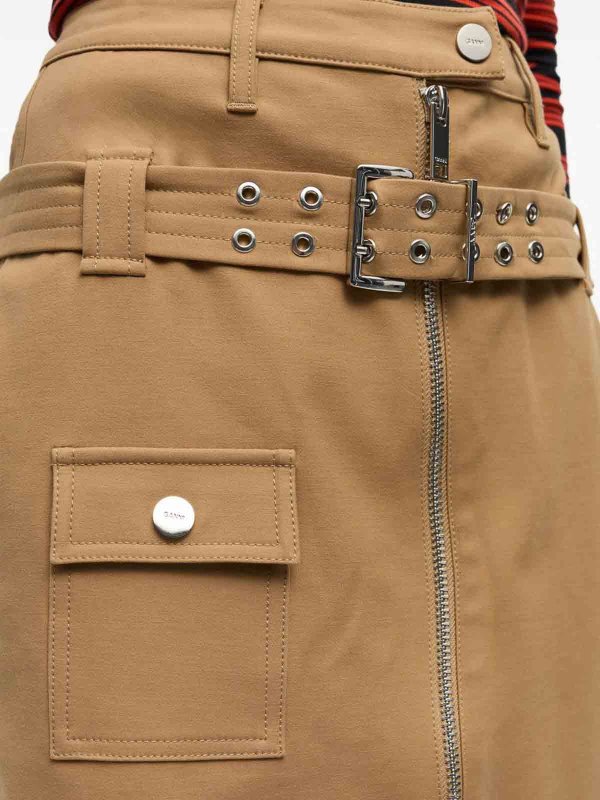 The Best Shops GANNI: Midirock - Beige