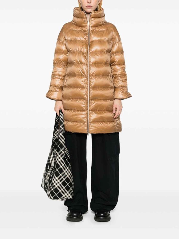 HERNO buy online Long Camel-Colored  Down Jacket