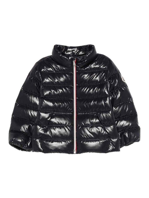 MONCLER: casual jackets - Navy Blue  Down Jacket