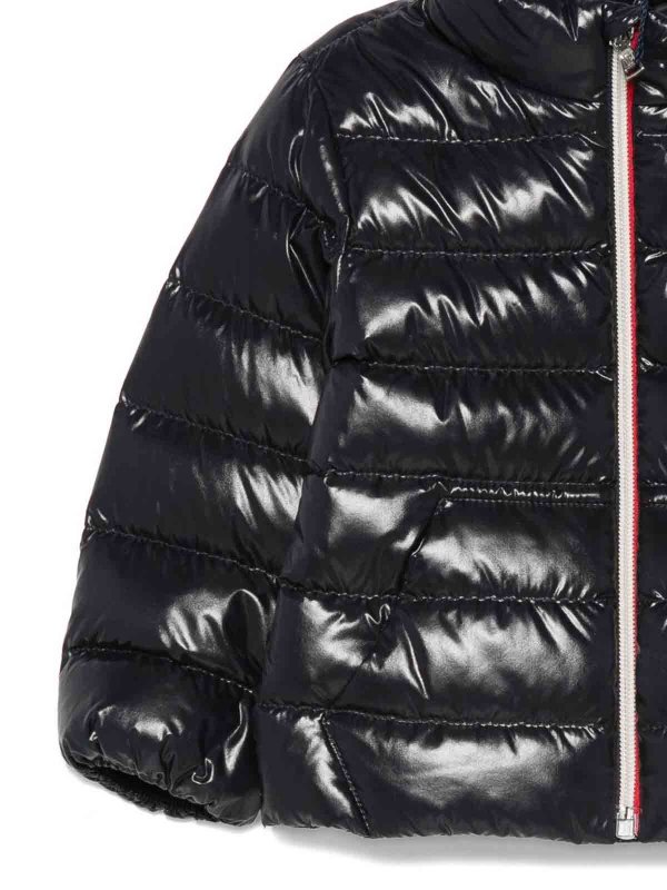 MONCLER: casual jackets online - Navy Blue  Down Jacket