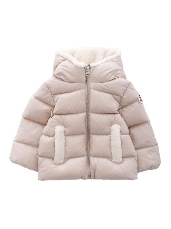 MONCLER: giacche casual - Piumino beige