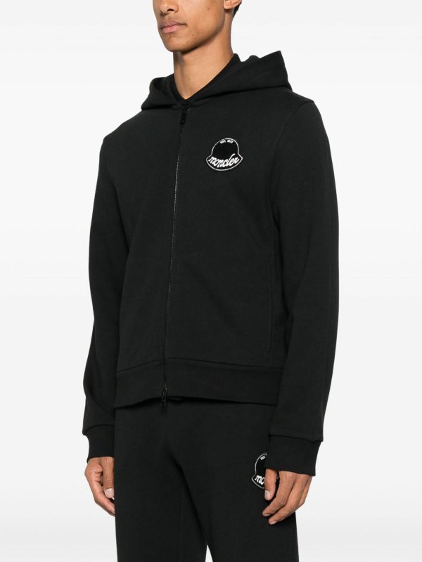 MONCLER: Sweatshirts & Pulls online - Sweat-Shirts - Noir