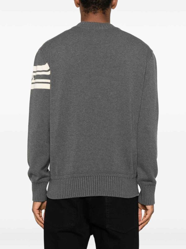 MONCLER buy online Rundhalspullover - Grau