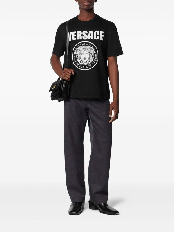 The Best Shops VERSACE: Camisetas - Camiseta - Negro