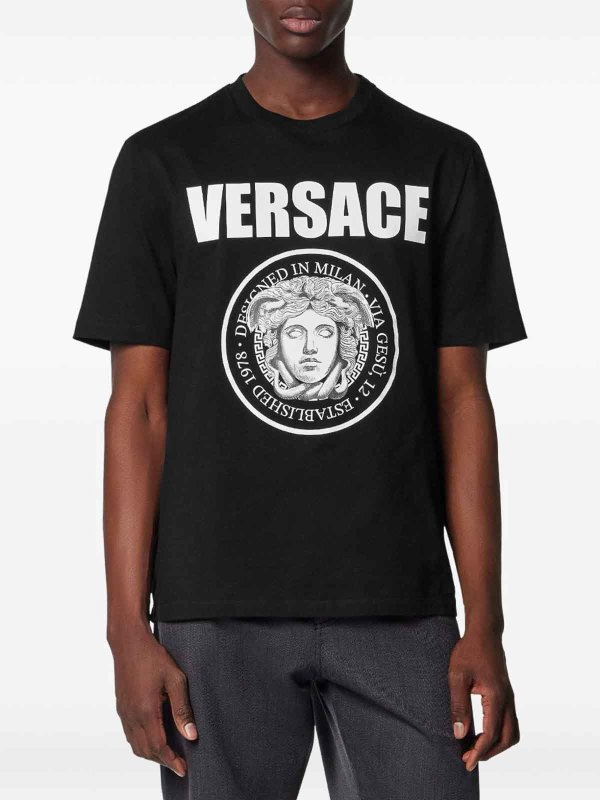 VERSACE buy online Camiseta - Negro
