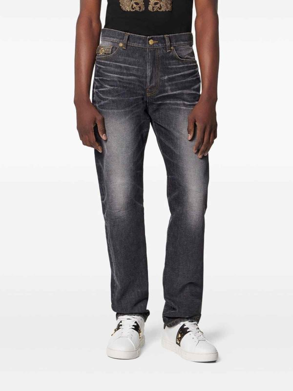VERSACE: Bootcut online - Bootcut Jeans - Schwarz