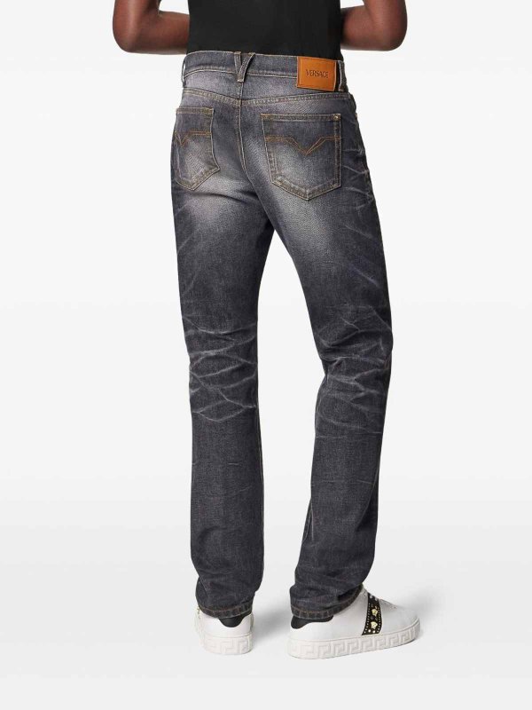 The Best Shops VERSACE: Bootcut - Bootcut Jeans - Schwarz