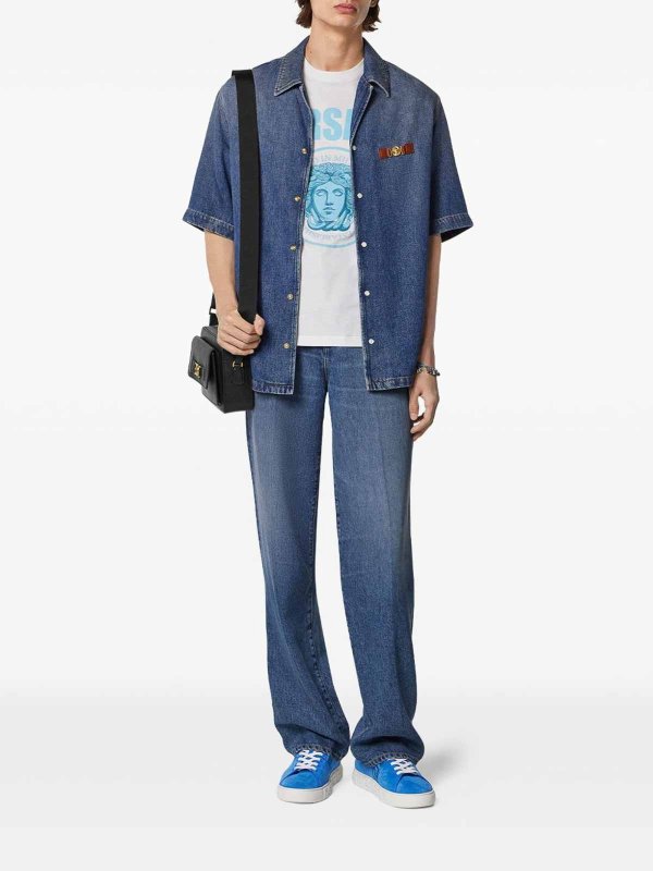 VERSACE: bootcut jeans online - Jeans