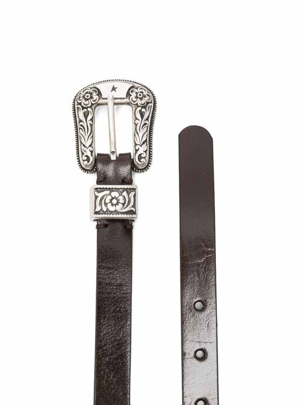 GOLDEN GOOSE: ベルト online - ベルト - ブラウン