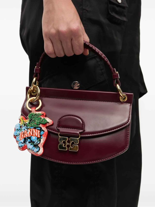 The Best Shops GANNI: Schlüsselanhänger - Schlüsselanhänger - Rot