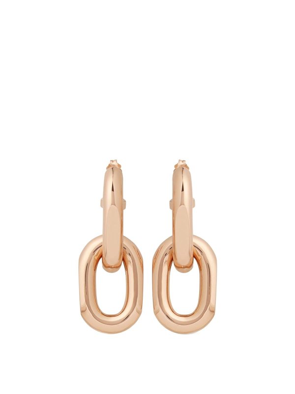 RABANNE: Earrings - Rose Gold  Earrings