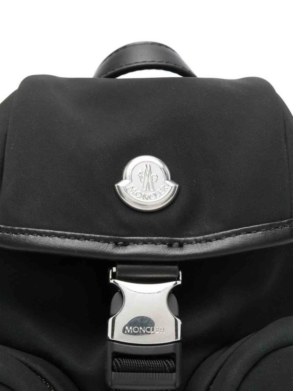 The Best Shops MONCLER: backpacks - Black Backpack With Logo