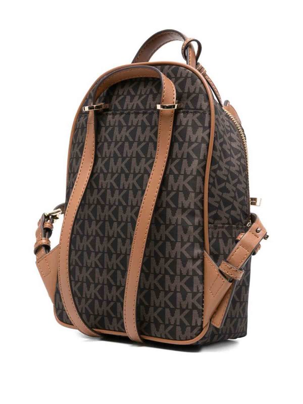 Brown Backpack With Monogram shop online: MICHAEL KORS
