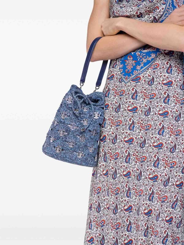 クロスボディバッグ - 銀 shop online: RABANNE