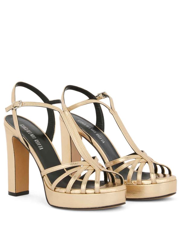 The Best Shops GUGLIELMO ROTTA: Sandales - Sandales - Or