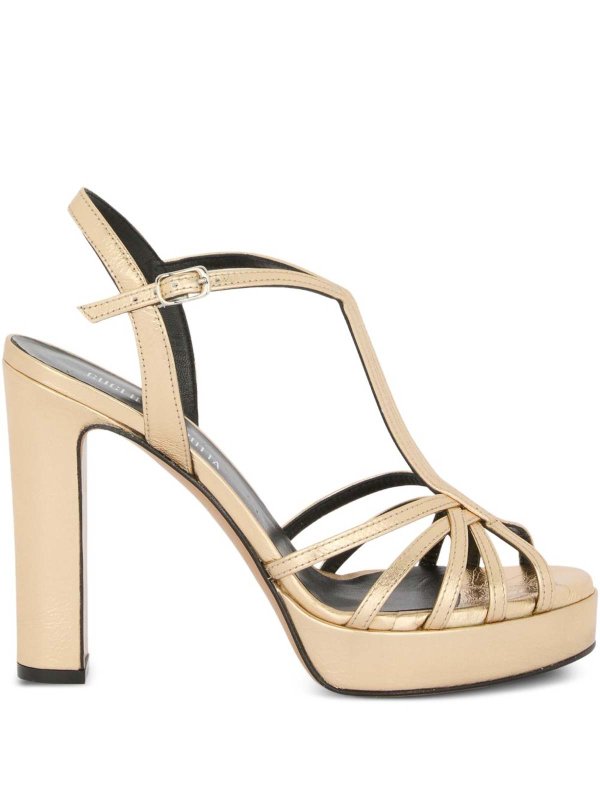 The Best Shops GUGLIELMO ROTTA: Sandales - Or